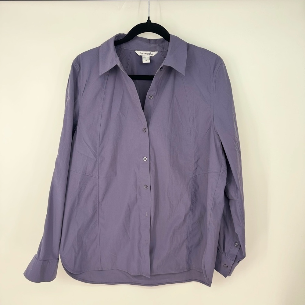 Athleta Long Sleeve Casual Button Down Shirt